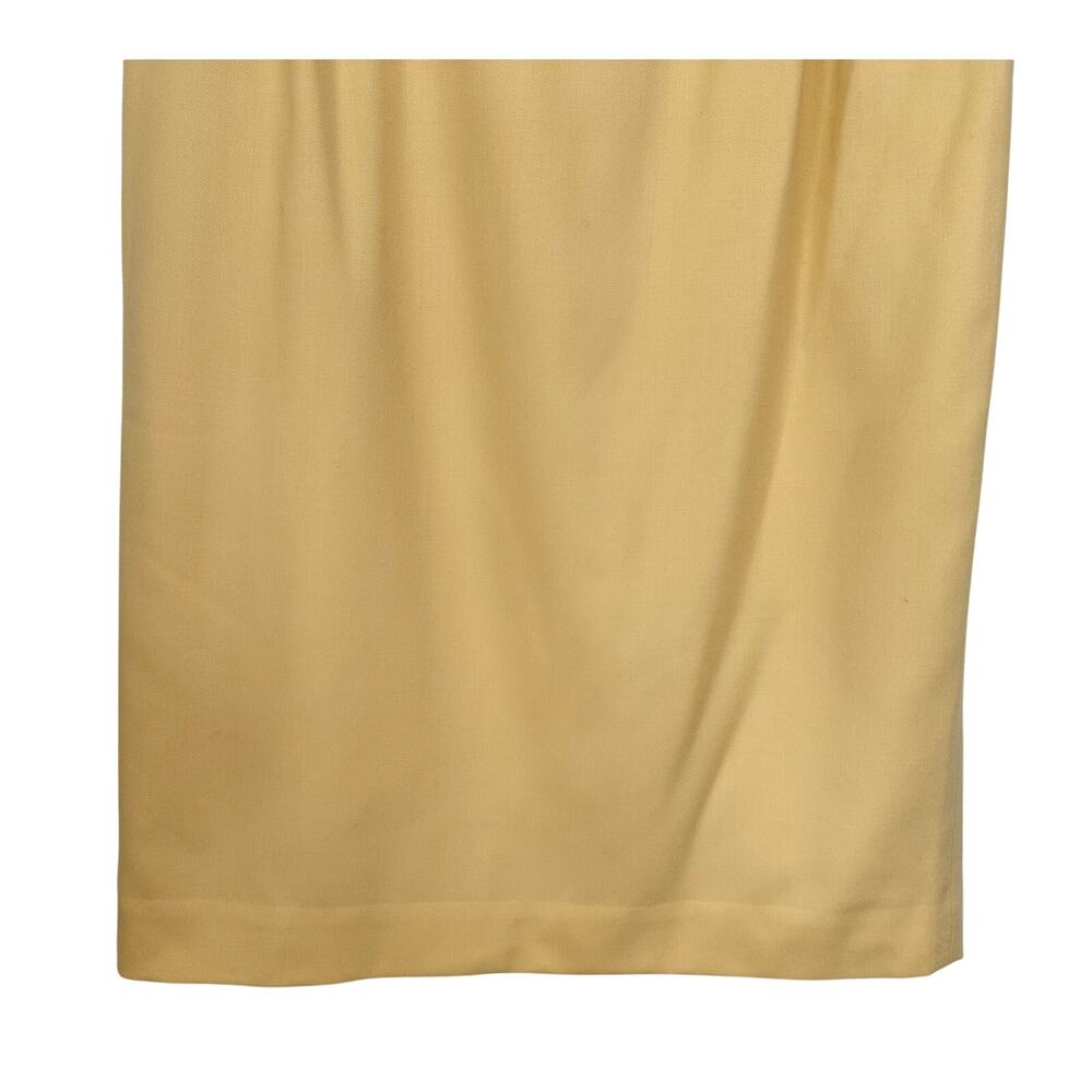 Pendleton Vintage Pure Virgin Wool Pencil Skirt Yellow Size 16 - Picture 4 of 7